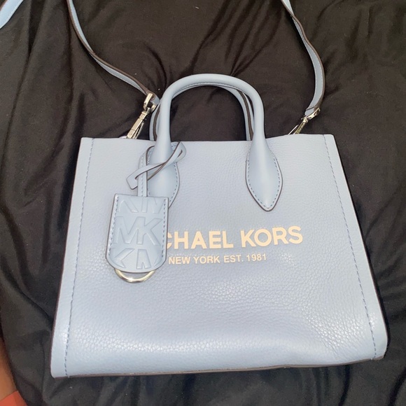Michael Kors Handbags - Michael Kors Sky Blue Satchel